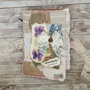 Pink Embellished Junk Journal: Flowers, Birds and Butterflies (Serendipity)
